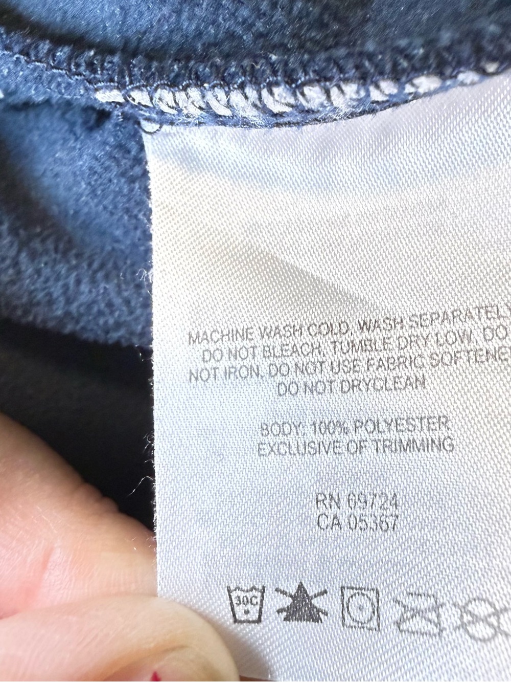 Columbia Men’s Dark Blue Full-Zip Jacket - Picture 7 of 10